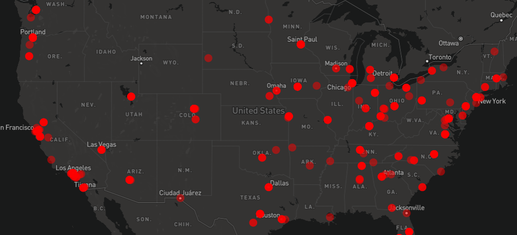 police brutality visualization